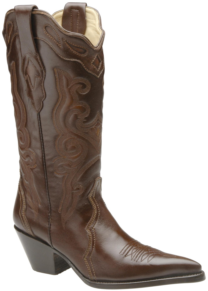 Scarpe country stivale in pelle